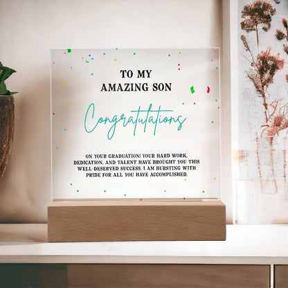 Class of 2024 Graduation Gift for Son – University grad son – view 2