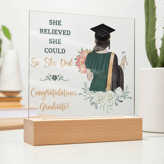 She Believed Graduation Gift for Daughter – Graduate gift
