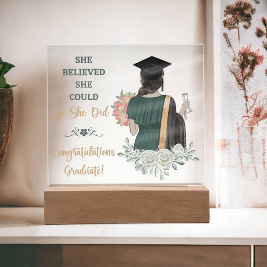 She Believed Graduation Gift for Daughter | Class of 2024 College Grad | Custom Grad for High School Graduation | Graduate gift