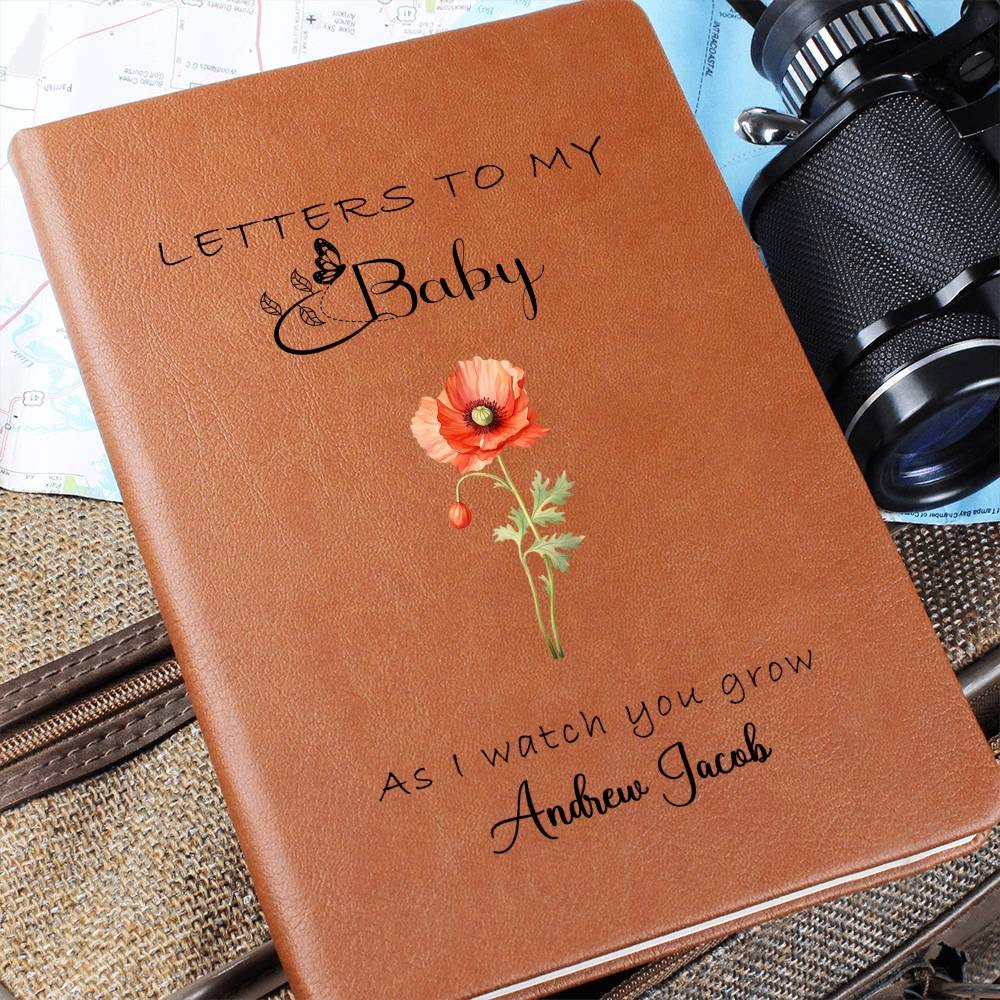 Birth month flower letters to my baby new mom journal – pregnancy – view 8