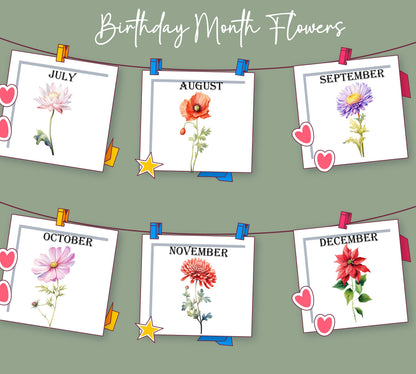Grandson Birth month flower journal letters to my Grandson As I watch – view 4