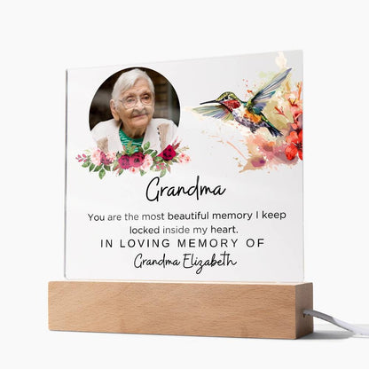 Grandma memorial plaque for grandmother remembrance gift In loving – view 8