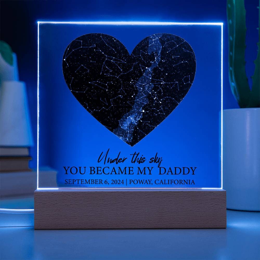 First Time Dad Gift, New Dad Gift, Daddy to Be Gift, Pregnancy Gift from Bump, pregnancy gift, new father gift ideas new born Acrylic plaque