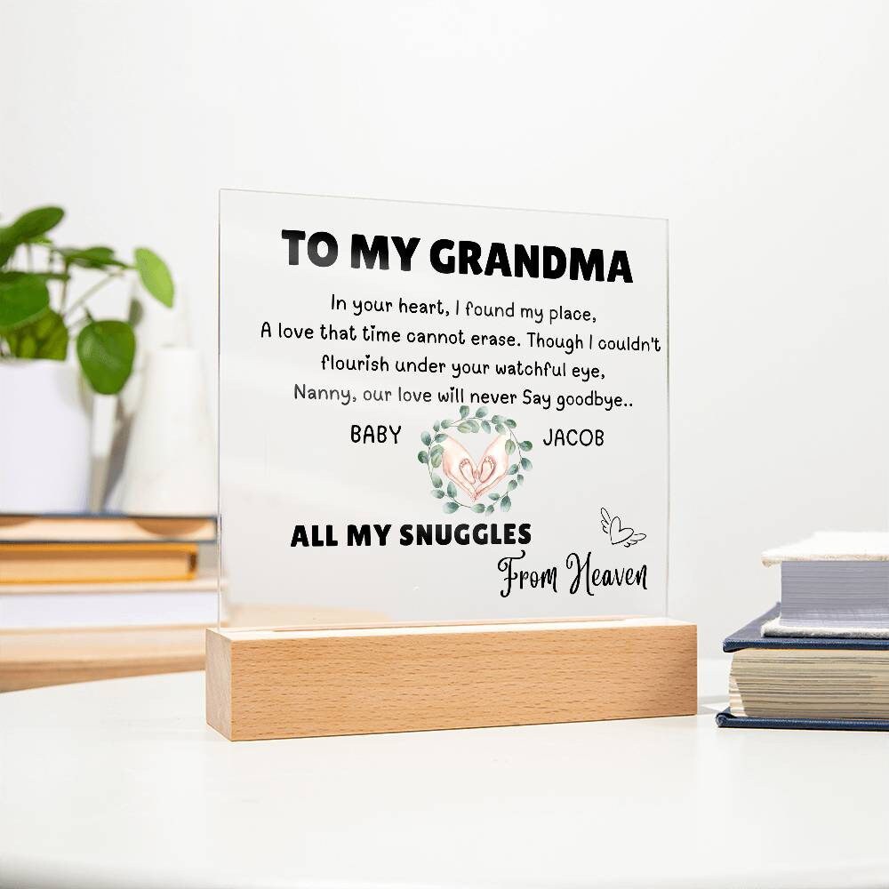 Grandma of an Angel Memorial Keepsake for loss of grandchild – view 8