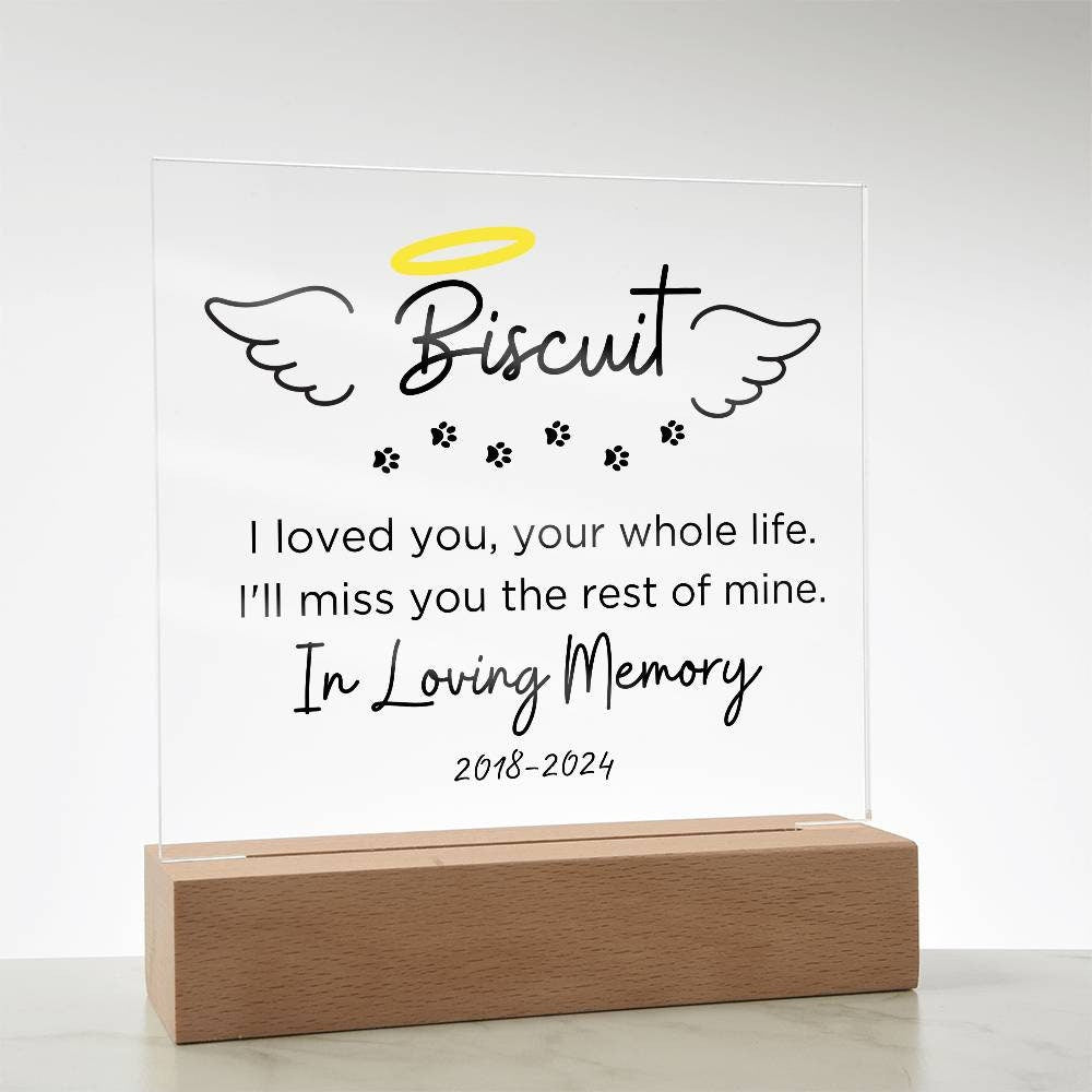 Pet In Heaven Custom pet memorial plaque – view 10