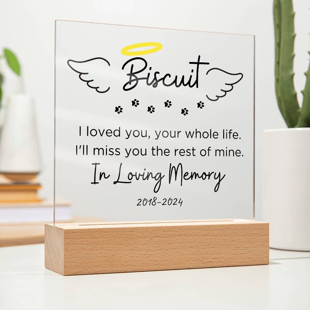 Pet In Heaven Custom pet memorial plaque – view 6