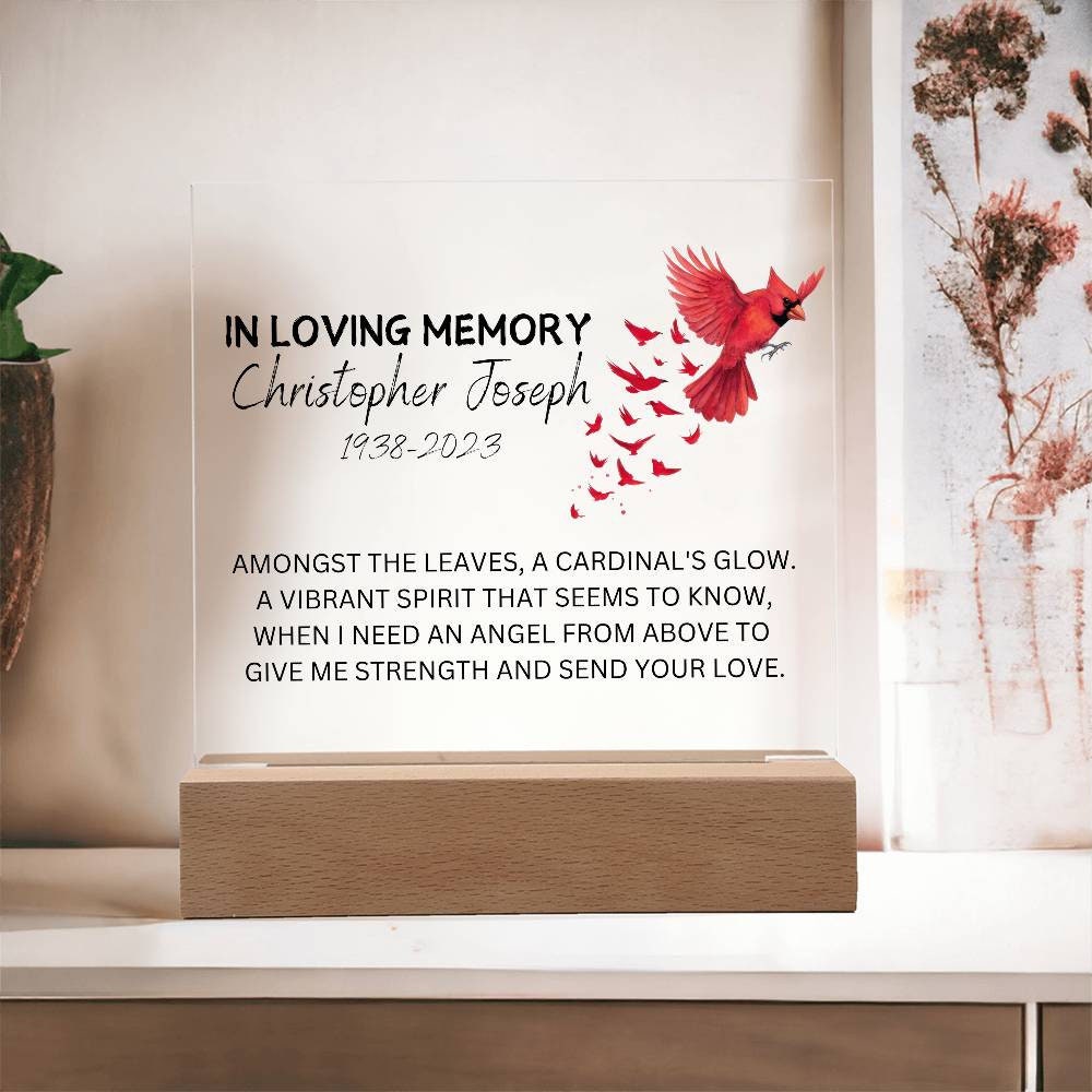 Personalized Memorial Plaque for Loss of Loved One – Sympathy gift – view 6