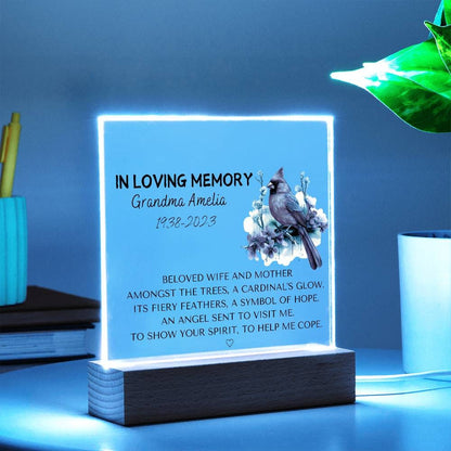 Beloved wife and mother Memorial Plaque for Loss of Loved One – view 7