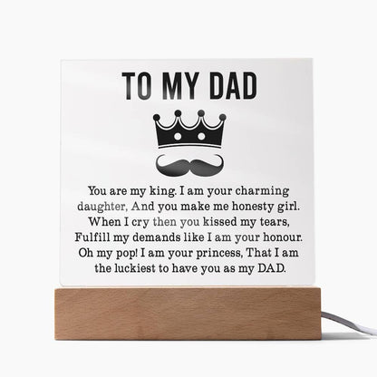 Dad Personalized Acrylic Plaque – Gift for Dad – view 7