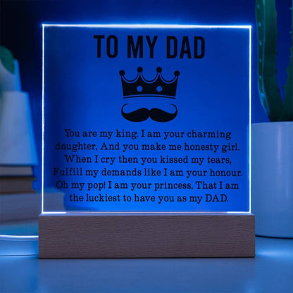 Dad Personalized Acrylic Plaque – Gift for Dad – view 9