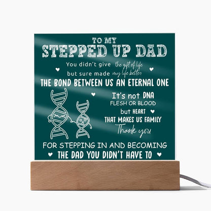 To my Stepped up Dad – Step Father Appreciation gift – view 9