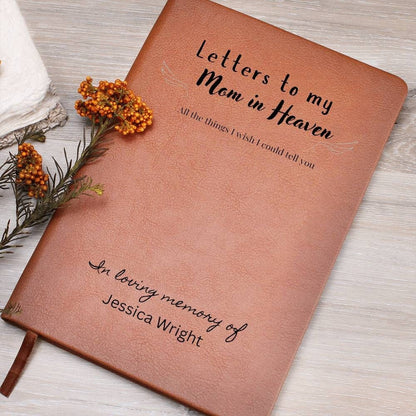 Personalized Letters to My Mom in Heaven Journal - Grief Journal