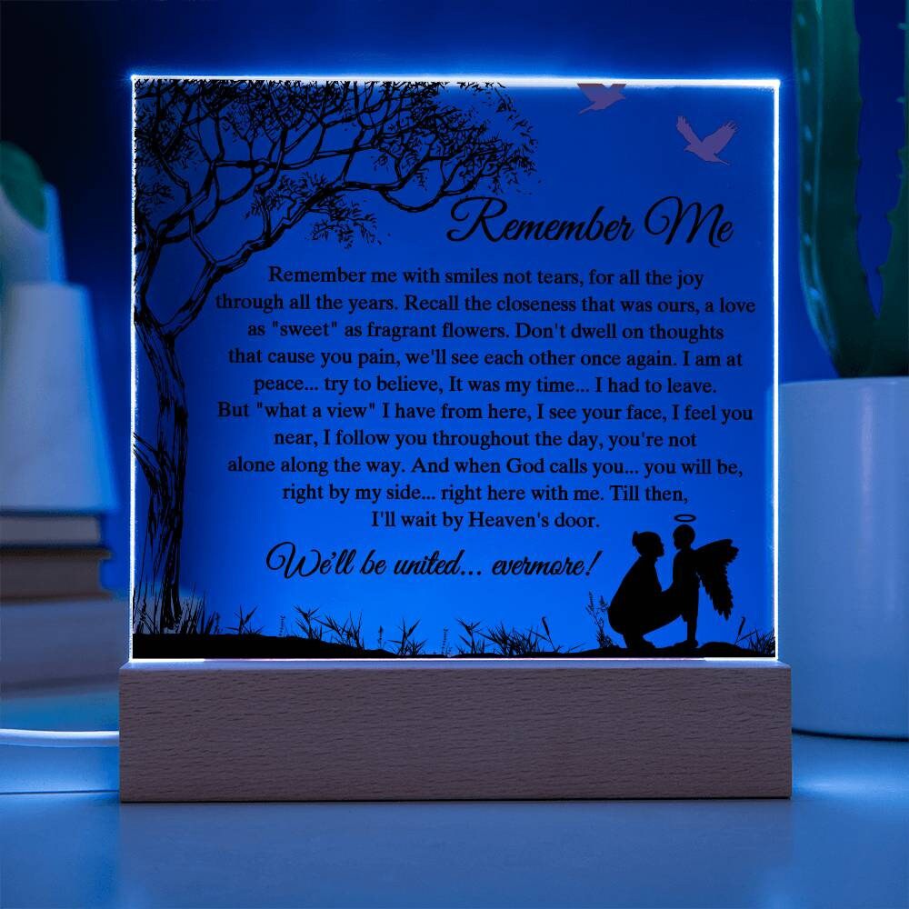 Remember me Baby Loss Memorial Plaque Baby Stillborn Gift for Mom Miscarriage Gift Infant Loss Gifts Stillbirth Memorial Sign Angel Baby Los