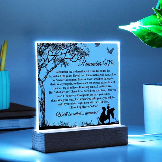 Remember me Baby Loss Memorial Plaque Baby Stillborn Gift for Mom Miscarriage Gift Infant Loss Gifts Stillbirth Memorial Sign Angel Baby Los