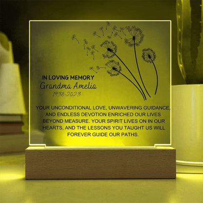 Unconditional love custom Memorial Plaque for Loss of Loved One – view 8