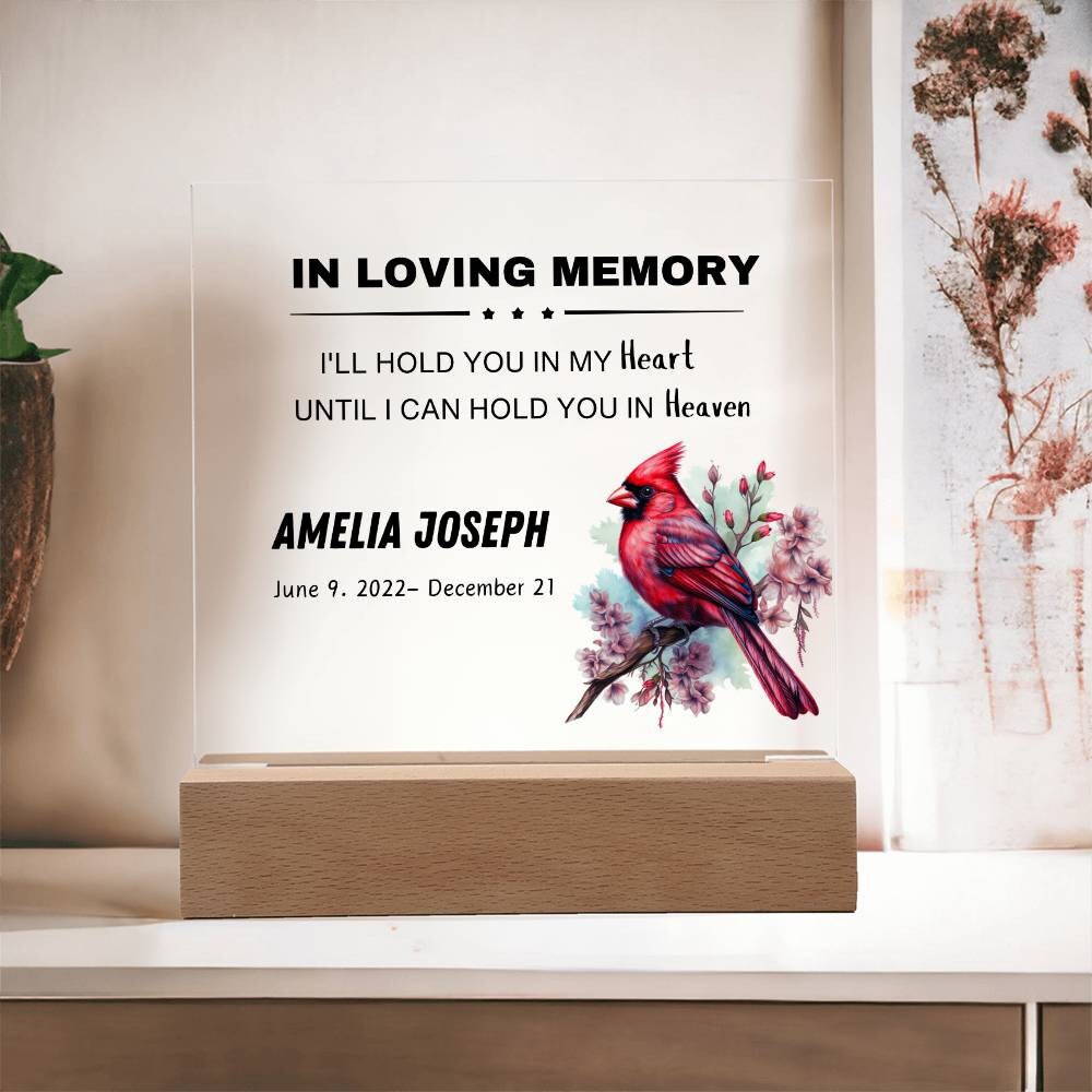 In loving memory memorial plaque – sympathy gift – view 9
