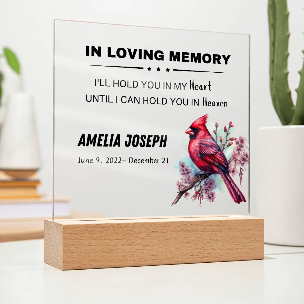 In loving memory memorial plaque – sympathy gift – view 7