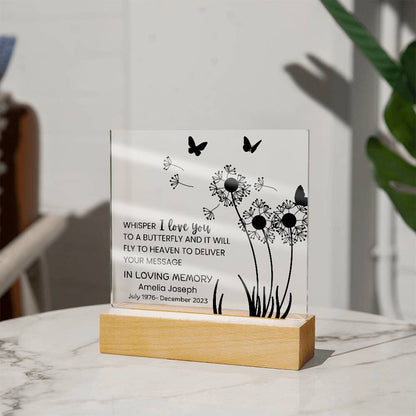 Memorial Plaque for Loss of Loved One – Sympathy Gift – view 9
