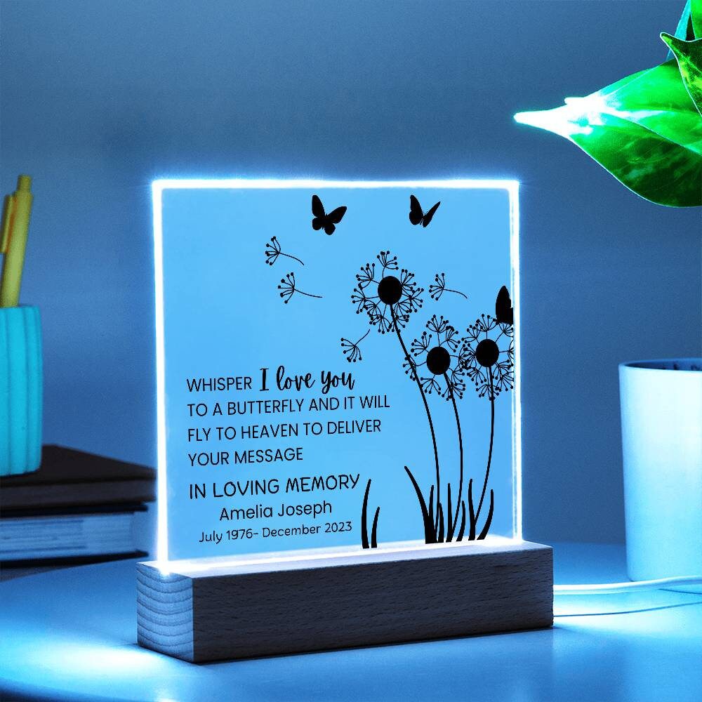 Memorial Plaque for Loss of Loved One – Sympathy Gift – view 7