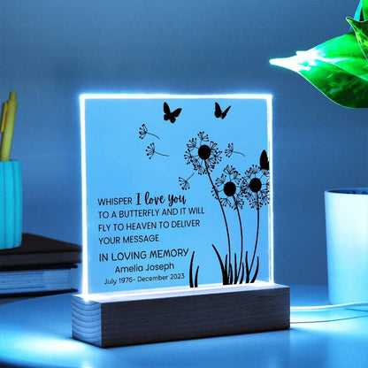 Memorial Plaque for Loss of Loved One – Sympathy Gift – view 7