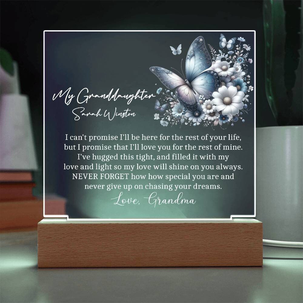Granddaughter gift Acrylic Plaque – view 10