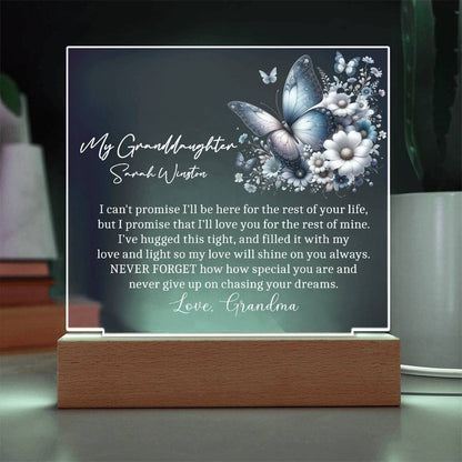 Granddaughter gift Acrylic Plaque – view 10