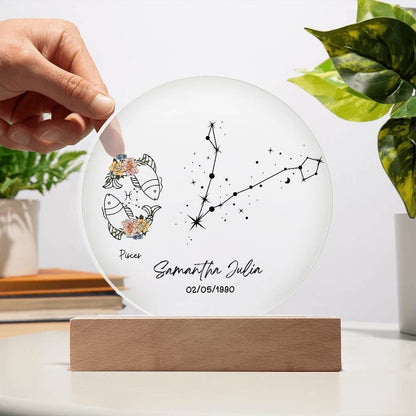 Custom Zodiac Acrylic Plaque – Zodiac Gifts