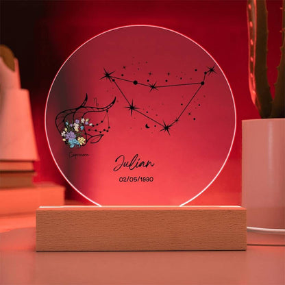 Capricorn Zodiac Star Sign Plaque – zodiac gifts