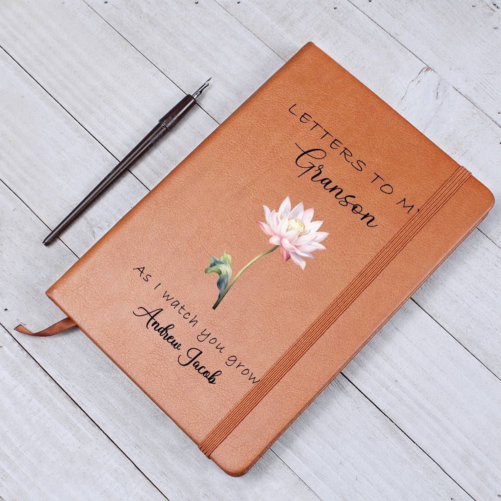 Grandson Birth month flower journal letters to my Grandson As I watch – view 8