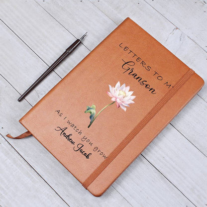 Grandson Birth month flower journal letters to my Grandson As I watch – view 8
