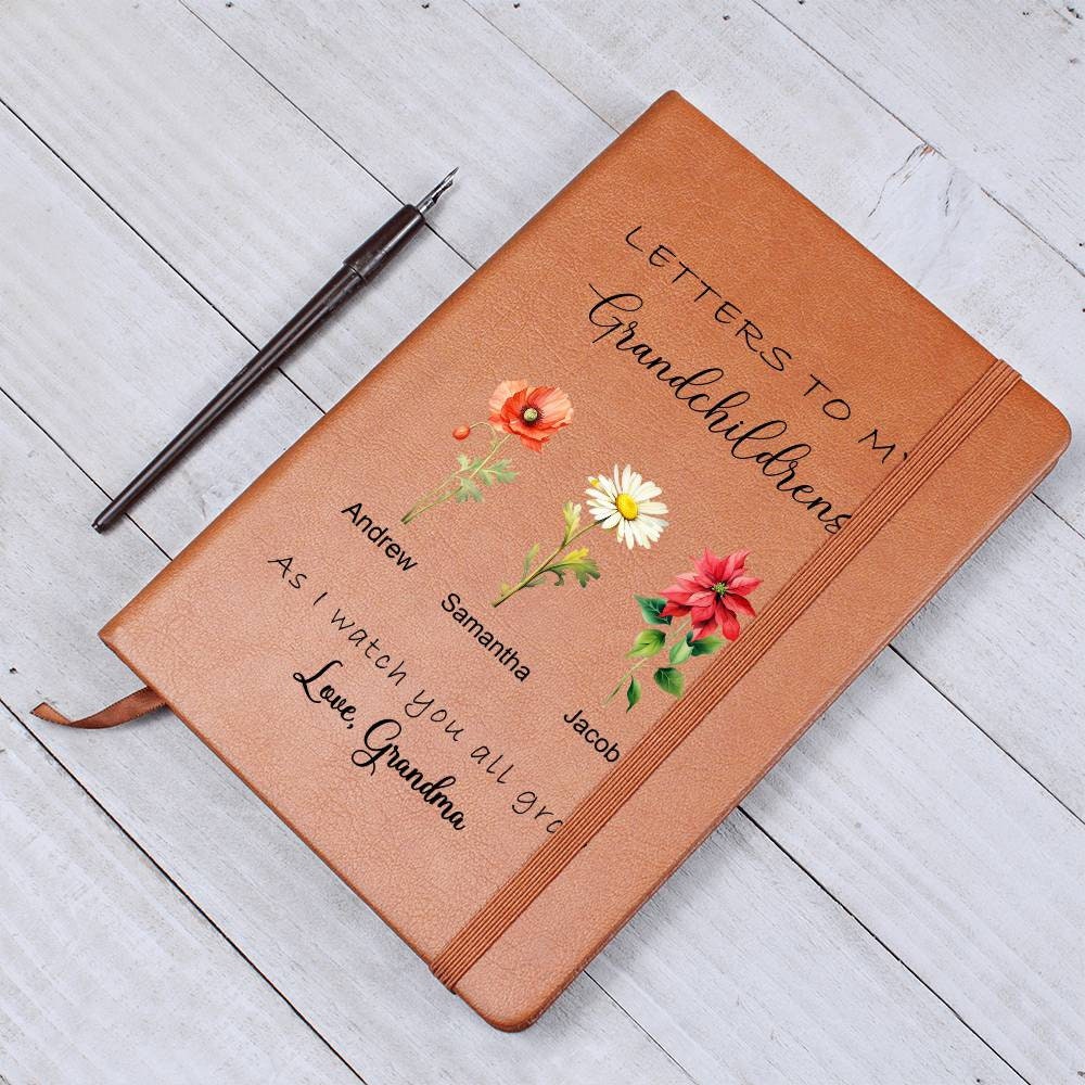 Grandchildren Birth month flowers journal – view 4