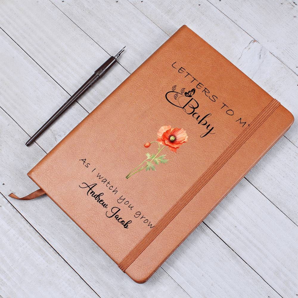 Birth month flower letters to my baby new mom journal – pregnancy – view 9