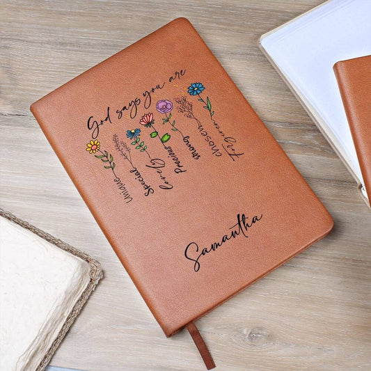 Positive Affirmations Journal – Personalized Christian Gift Journal