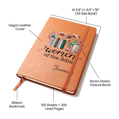 Women of the Bible Personalized Journal – Gift for Church friends – view 2