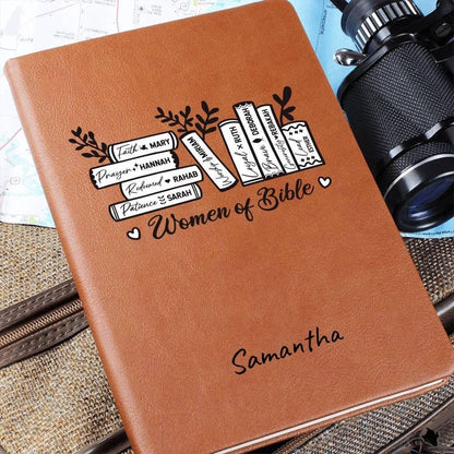 Women of the Bible Vegan Leather journal – catholic mom gift