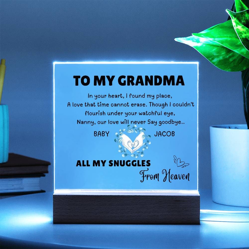 Grandma of an Angel Memorial Keepsake for loss of grandchild – view 6