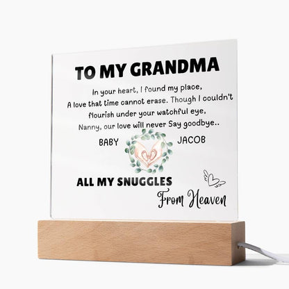 Grandma of an Angel Memorial Keepsake for loss of grandchild – view 7