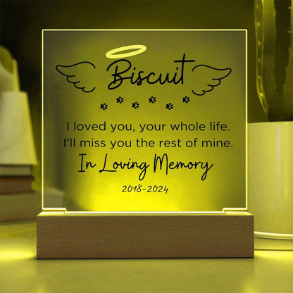 Pet In Heaven Custom pet memorial plaque – view 2