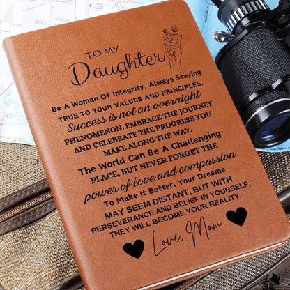 To My Daughter Personalized Leather Journal – Graduation Gifts – view 8