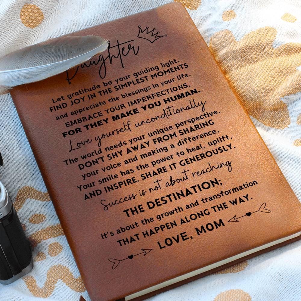 Daughter Personalized Keepsake Journal Gift from Mom/Dad – view 7