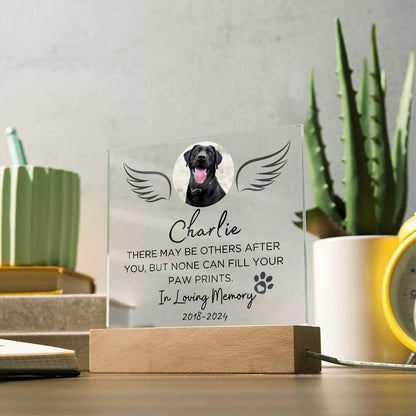 Pet loss custom memorial plaque in memory of pet remembrance gift – view 5