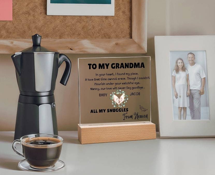Grandma of an Angel Memorial Keepsake for loss of grandchild – view 9