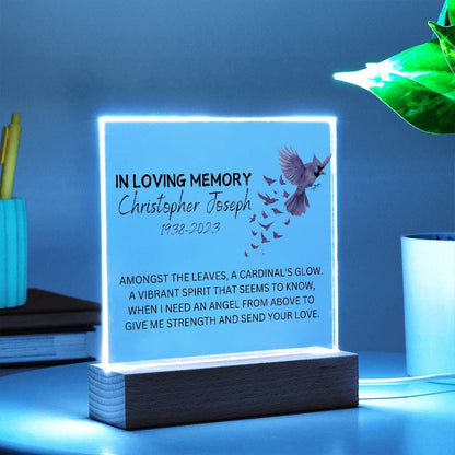 Personalized Memorial Plaque for Loss of Loved One – Sympathy gift – view 7