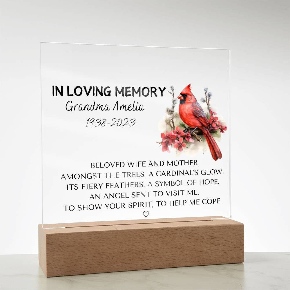 Beloved wife and mother Memorial Plaque for Loss of Loved One – view 9