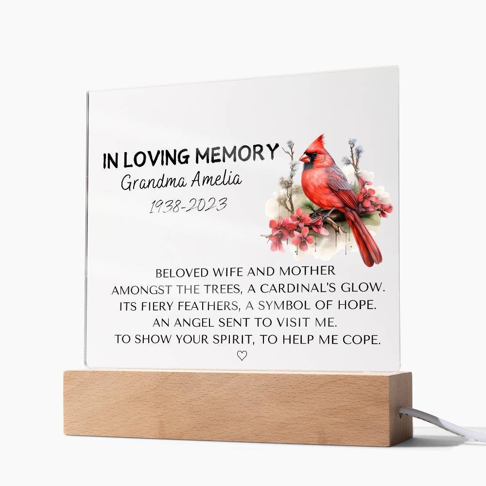 Beloved wife and mother Memorial Plaque for Loss of Loved One – view 8