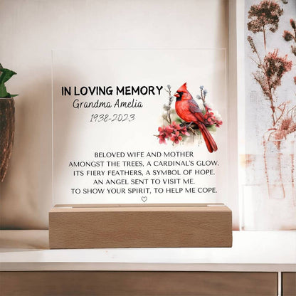 Beloved wife and mother Memorial Plaque for Loss of Loved One – view 6