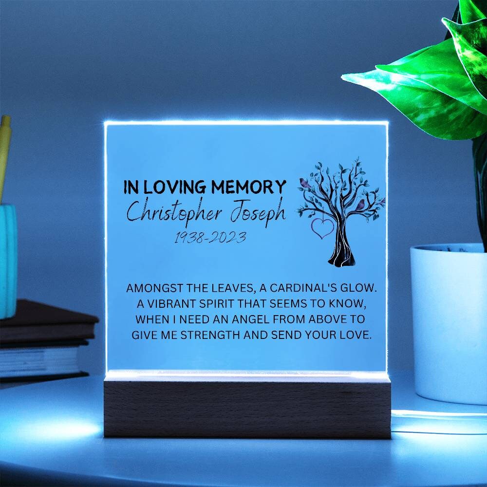 Memorial Plaque for Loss of Loved One – view 4