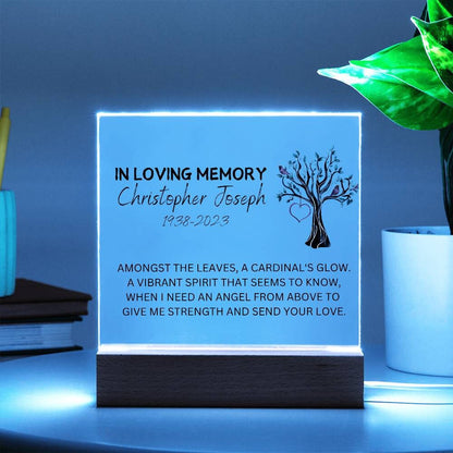 Memorial Plaque for Loss of Loved One – view 4