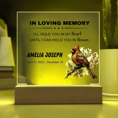 In loving memory memorial plaque – sympathy gift – view 5
