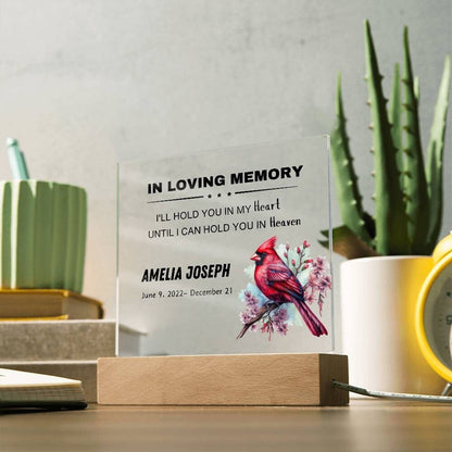 In loving memory memorial plaque – sympathy gift